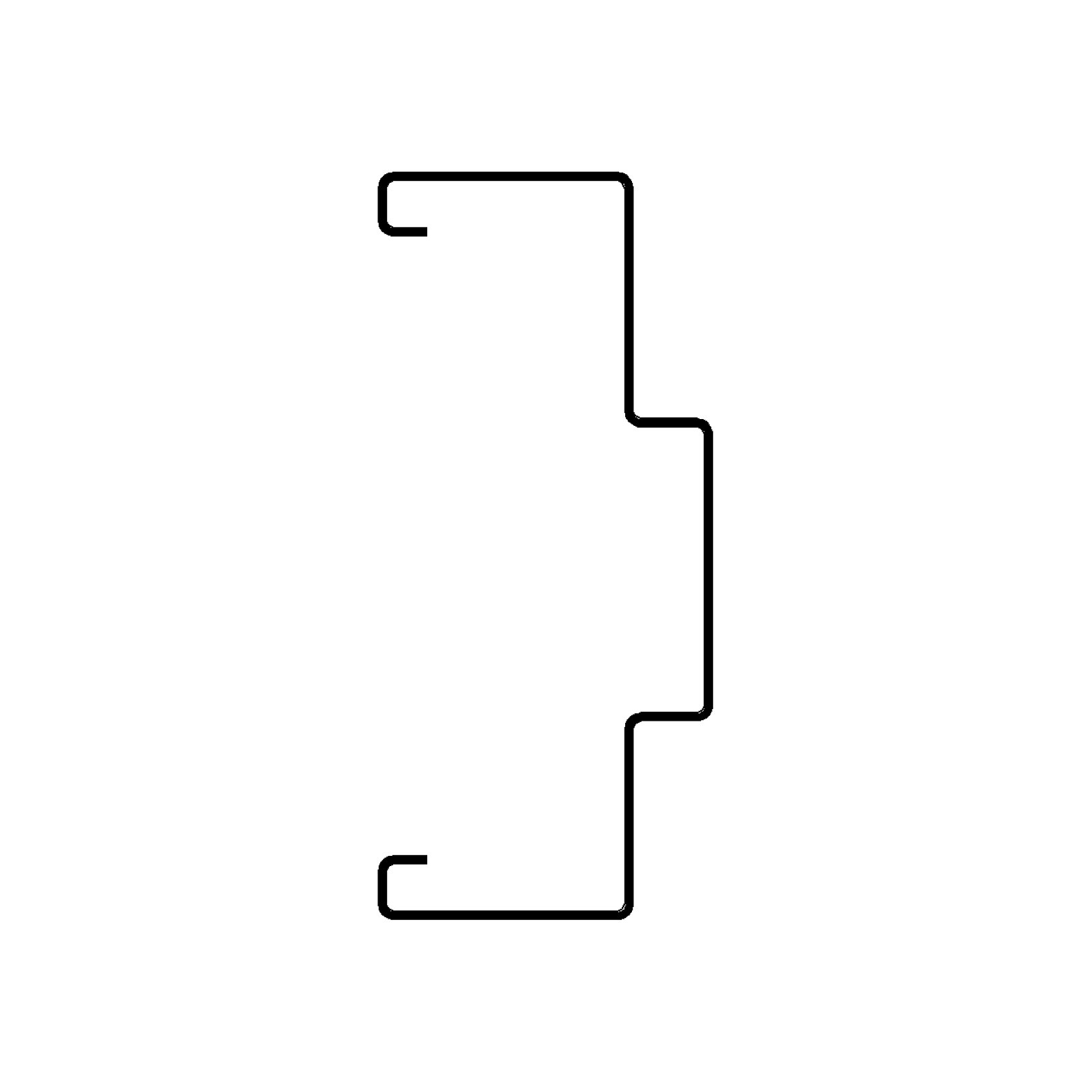 DUER - Drywall Unequal Rabbet Profile